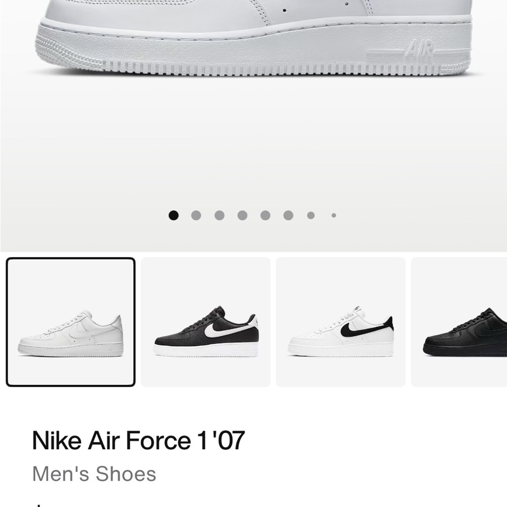 Nike Air Force 1 '07 White Sneakers